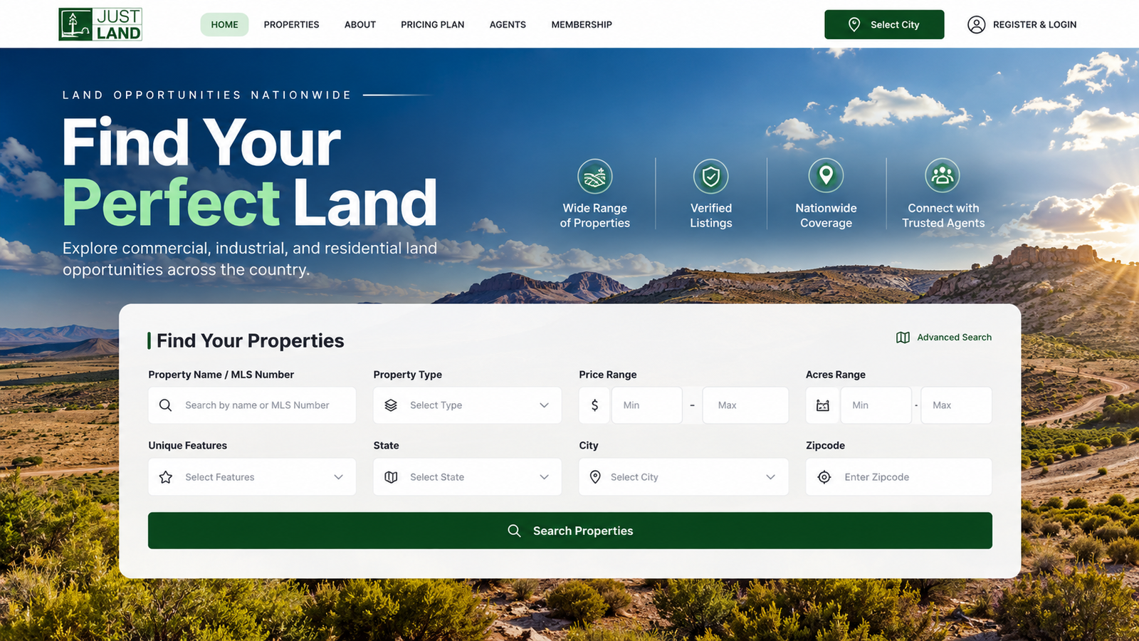 Find Your Perfect Land